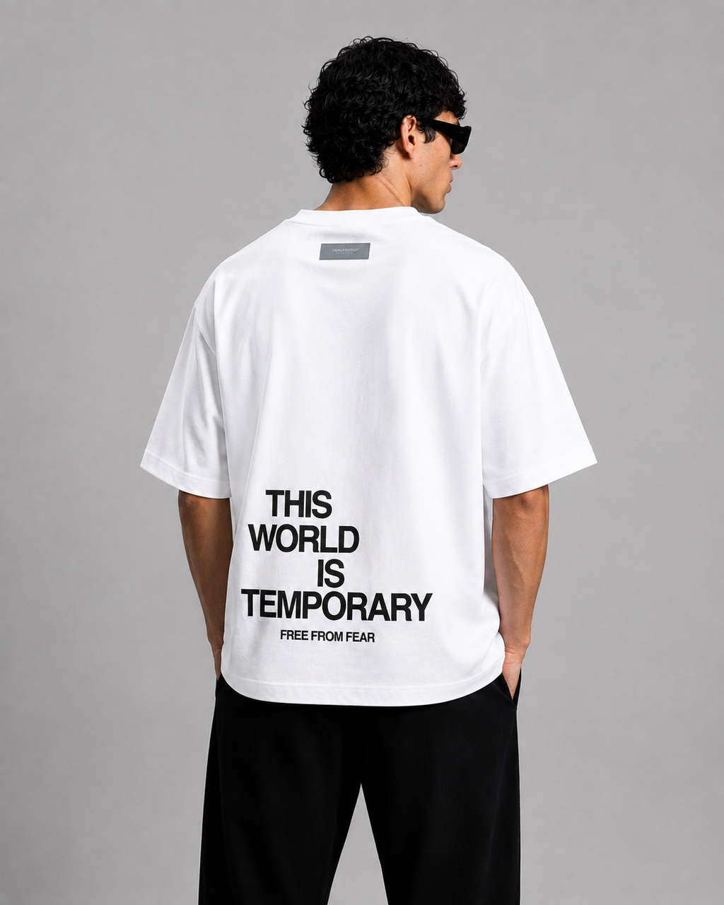 T-SHIRT DEALER VIBES WHITE HIGH COTTON