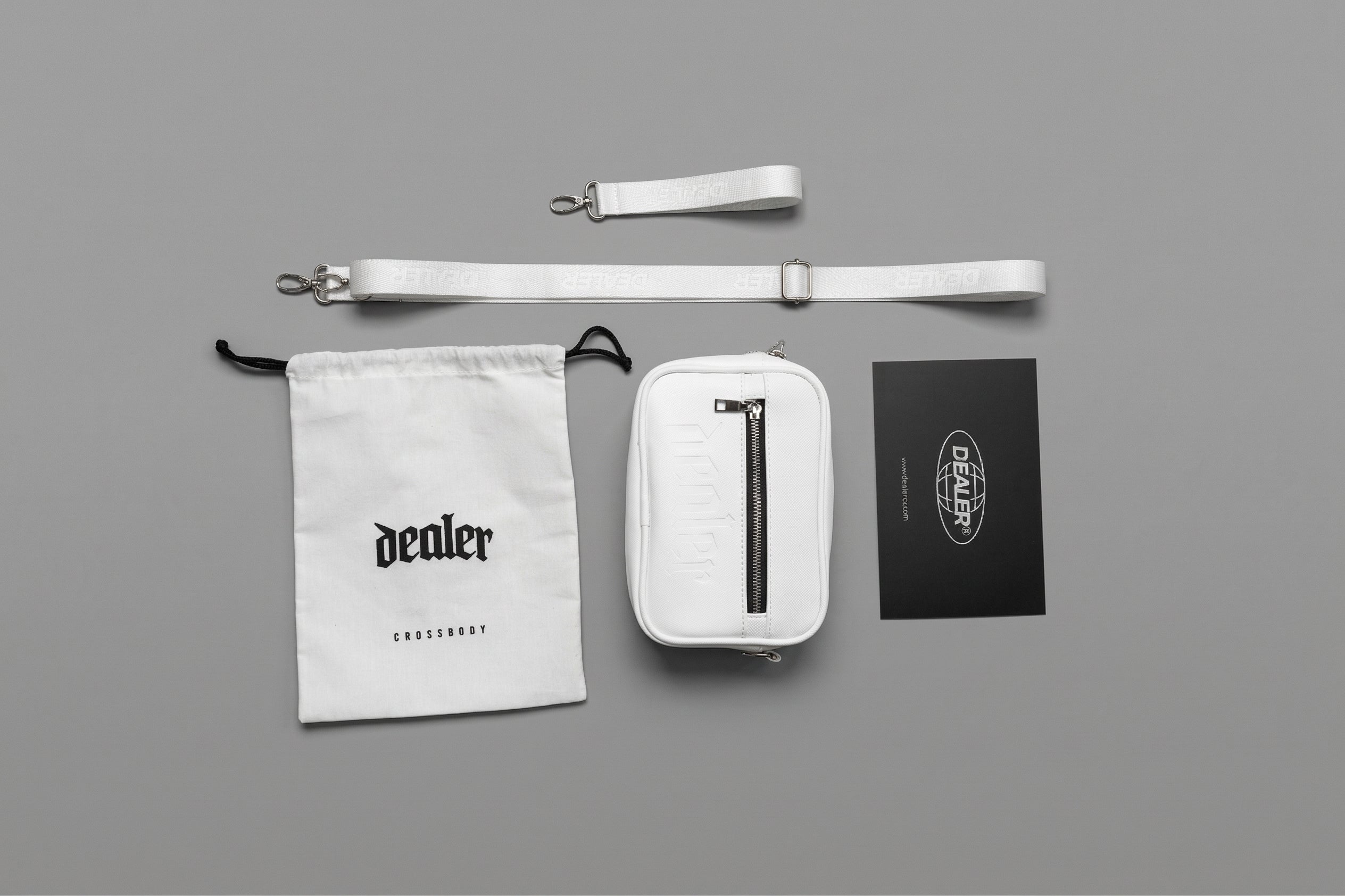 CROSSBODY DEALER WHITE