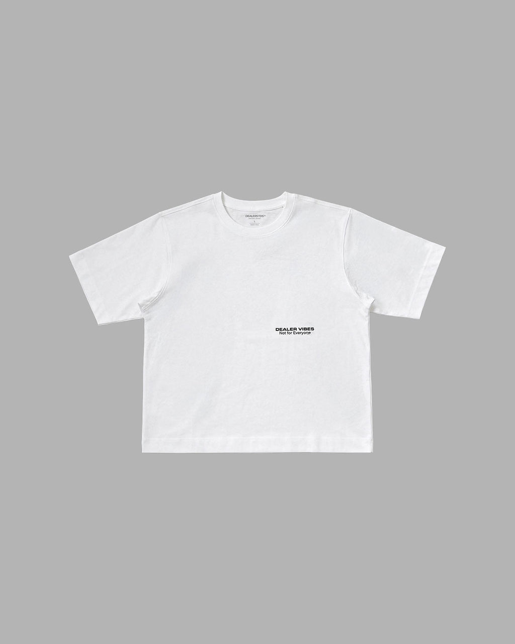 T-SHIRT DEALER VIBES WHITE HIGH COTTON