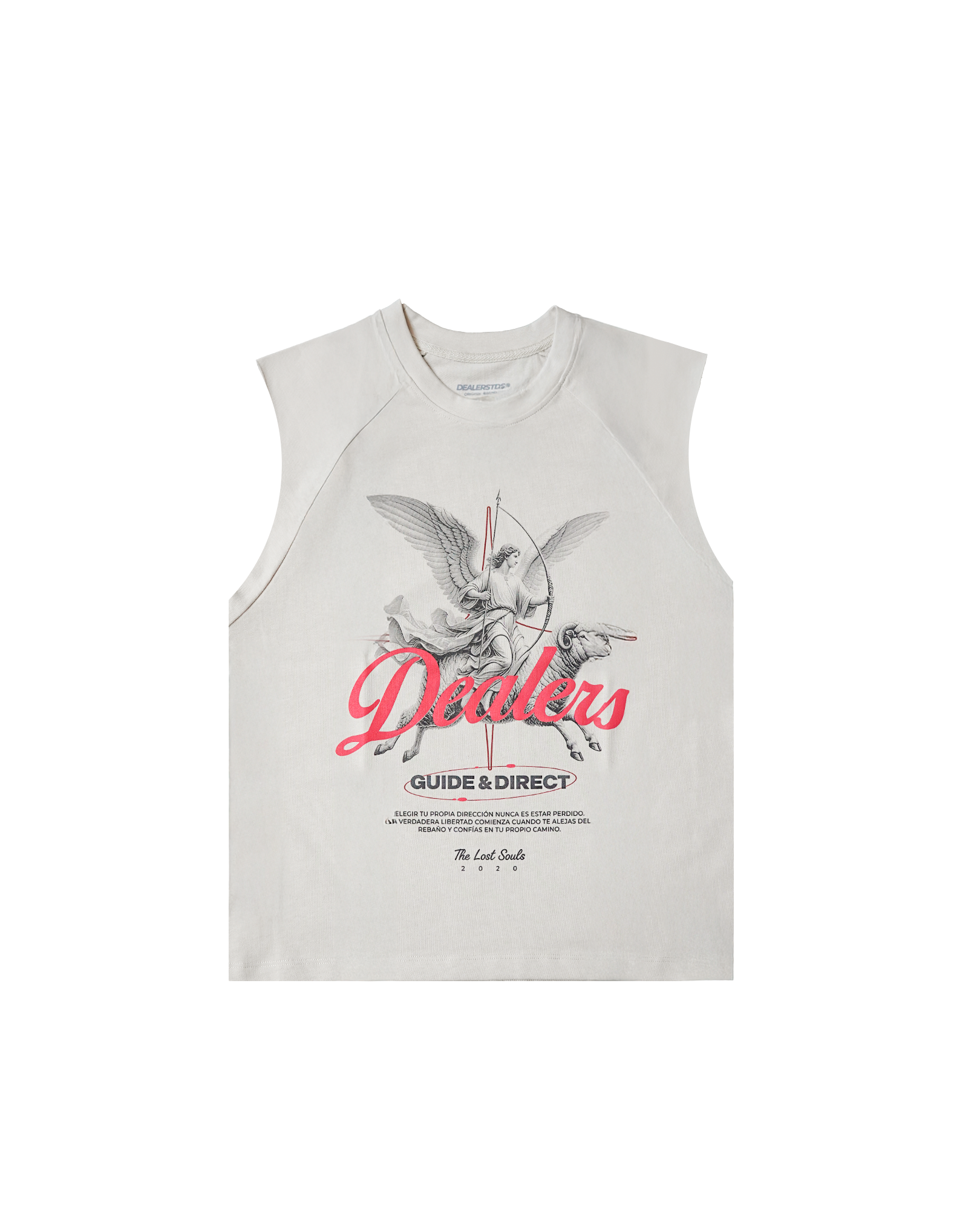 CUT OFF TEE SHEEP WHITE