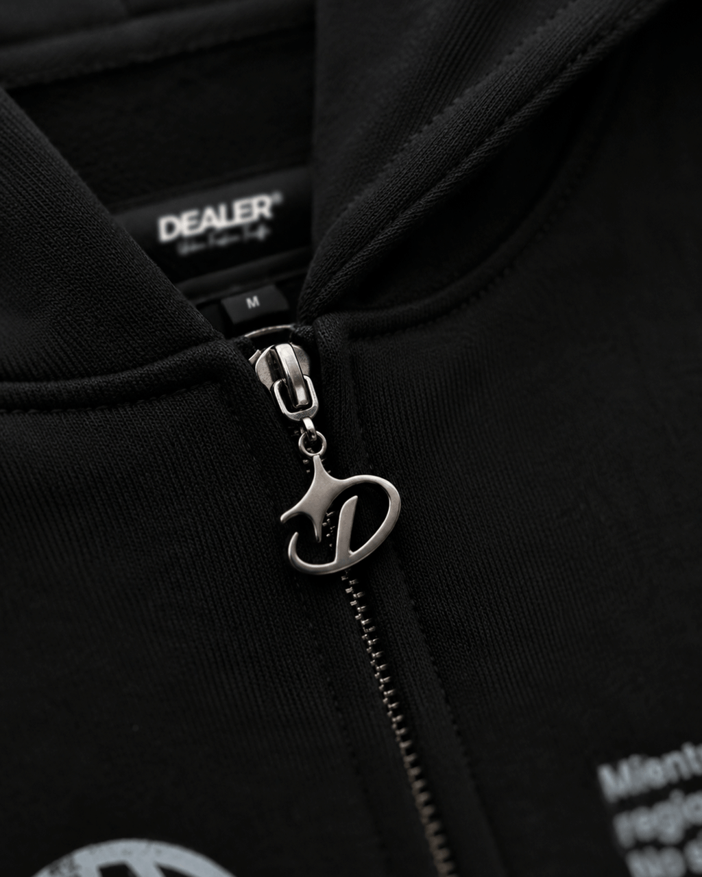 ZIP HOODIE RHINESTONE