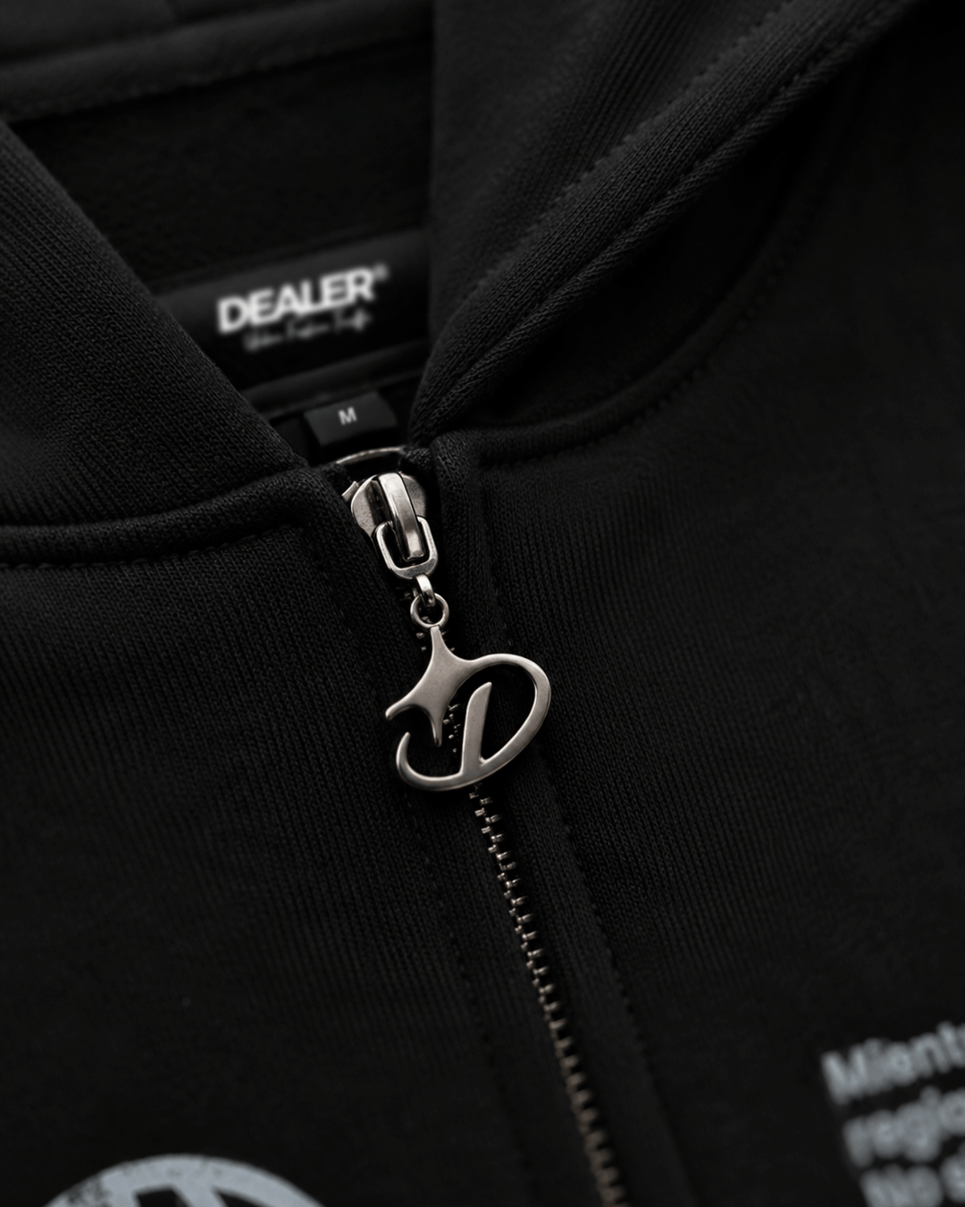 ZIP HOODIE RHINESTONE