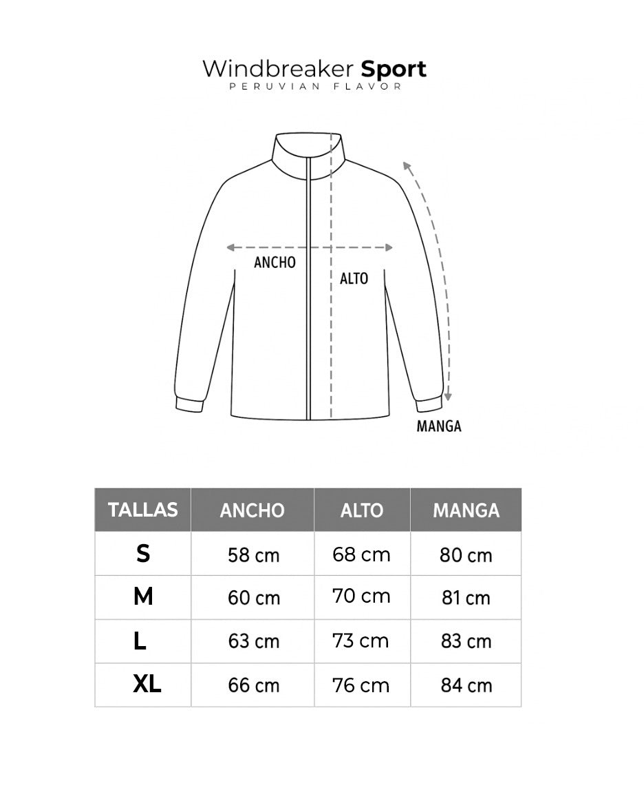 WINDBREAKER SPORT ROJO