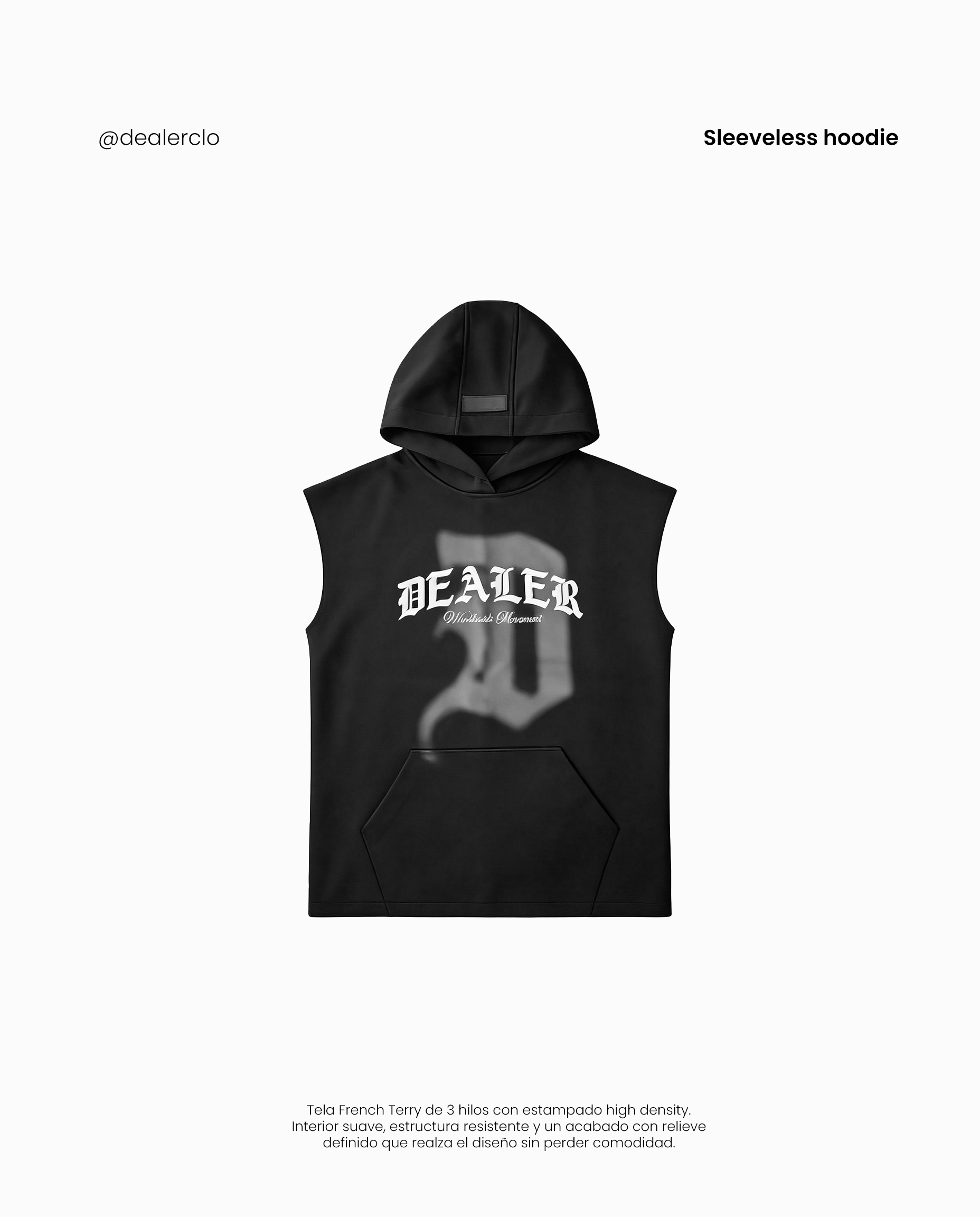 HOODIE MANGA CERO DEALER