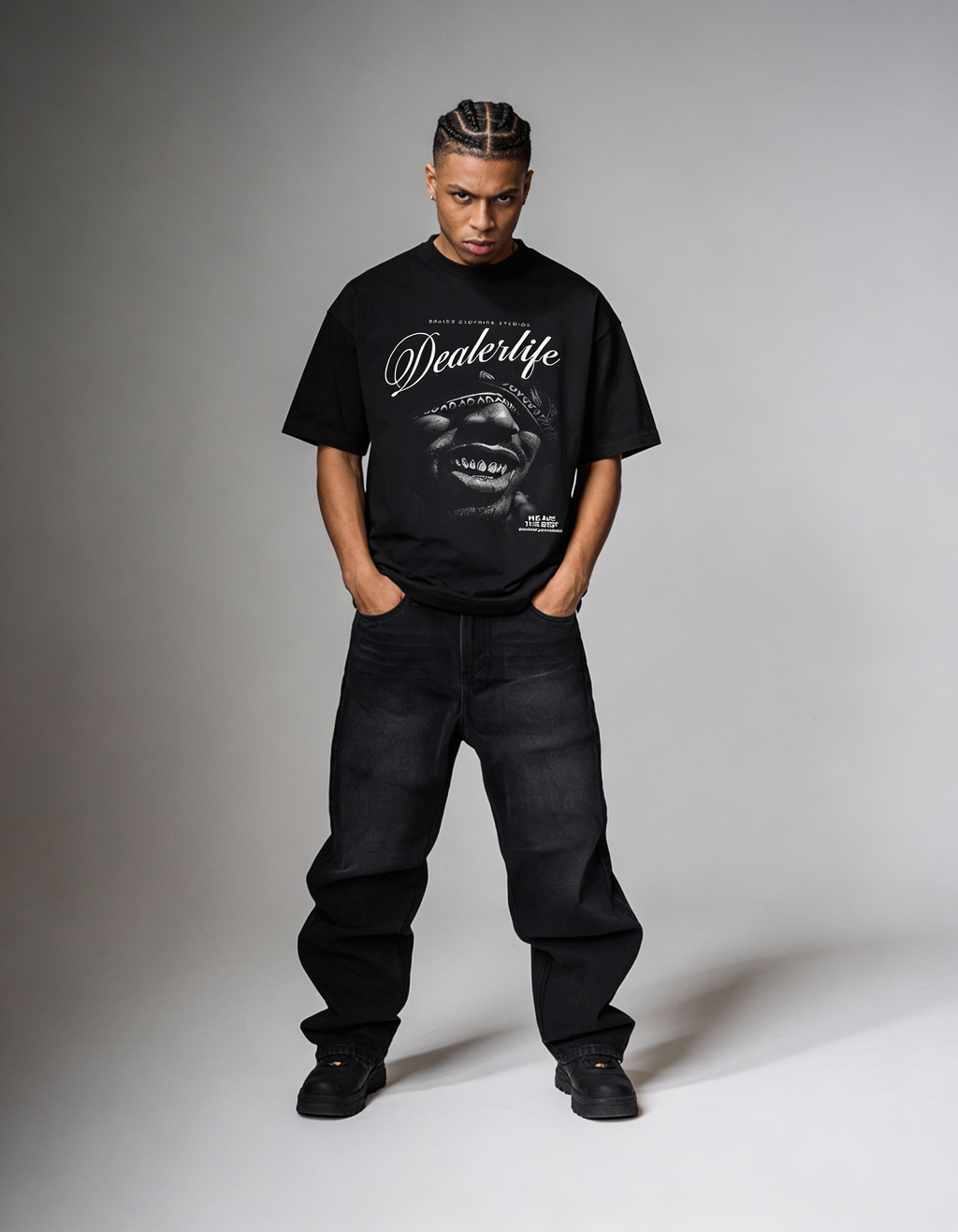 JEAN BAGGY BLACK BASIC