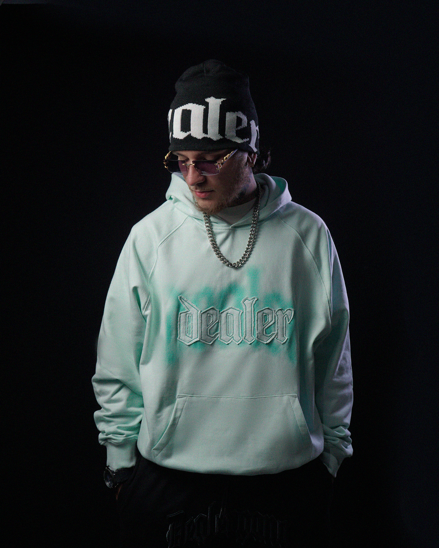 HOODIE DEALERLIFE AQUA
