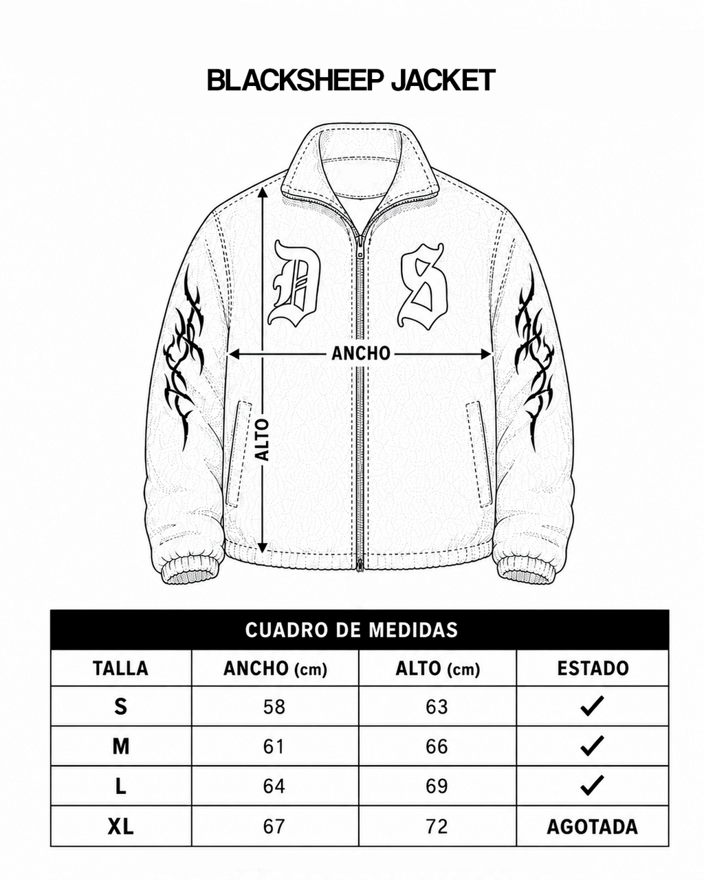 JACKET BLACKSHEEP